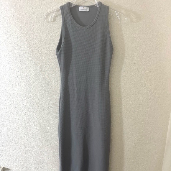 Drew Thermal Tank Midi Dress - Slate XS - Picture 1 of 4